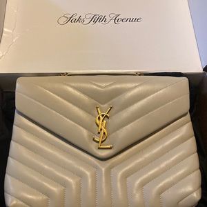 Ysl bag MNG Lou Lou M/Blanc Vintage Medium